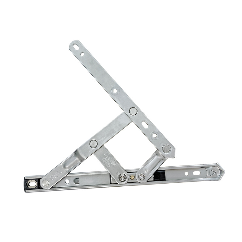 Jianruida 50 casement window hinges, 22 square grooves, 201/304 stainless steel outward-opening window sliding braces, four-bar wind braces Item Picture