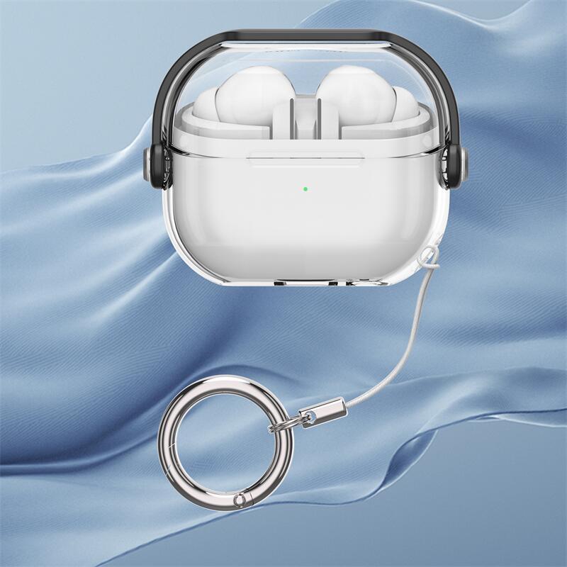 Suitable for Samsung Galaxy Buds3 pro protective case Transparent lock earphone shell Buds3 earphone case full figure