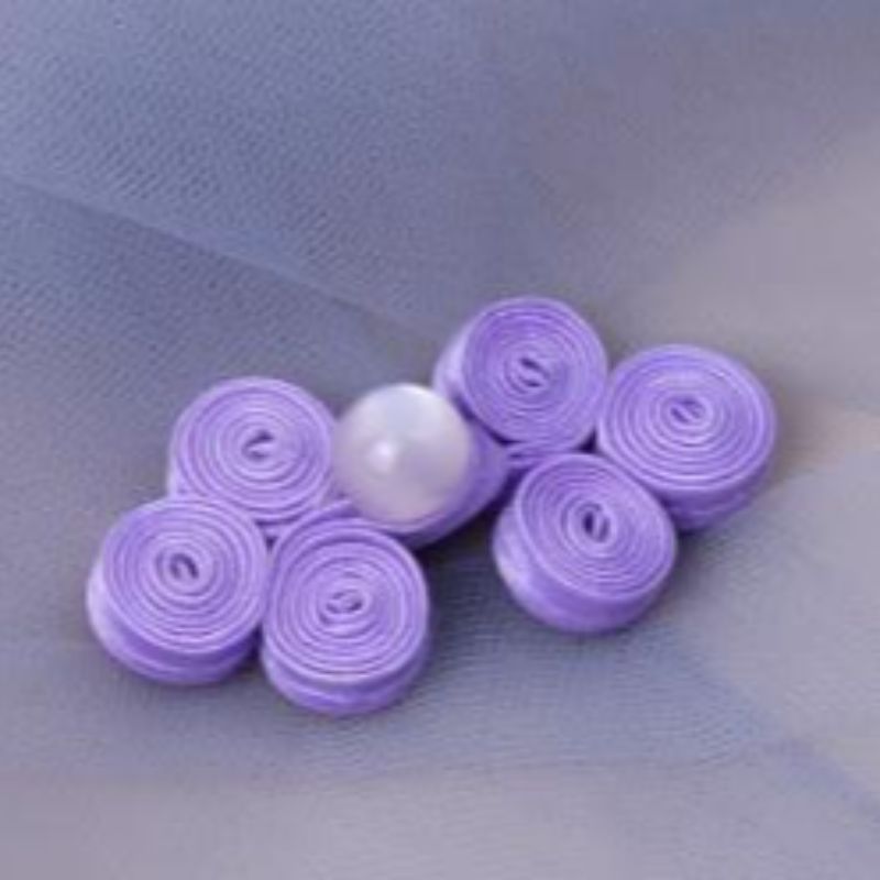 国潮 旗袍扣子中国风三轮玉珠唐装手工复古纽扣现货