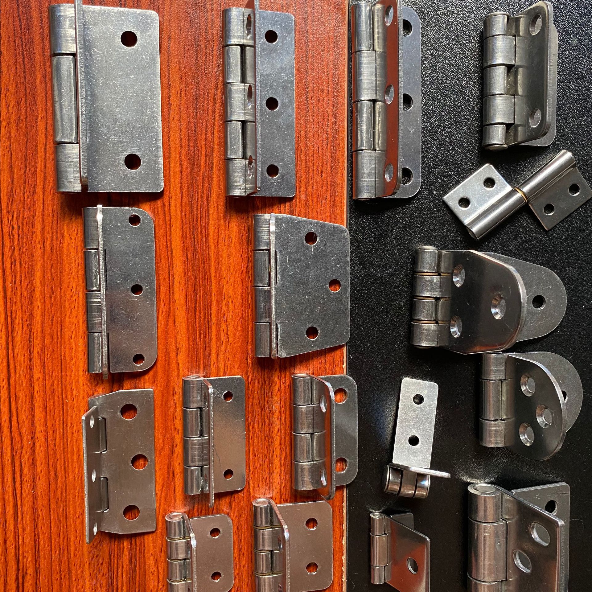 304 stainless steel industrial hinge cabinet door hinge T-shaped rounded corner swing hinge wooden door and window stainless steel hinge Application Scenario