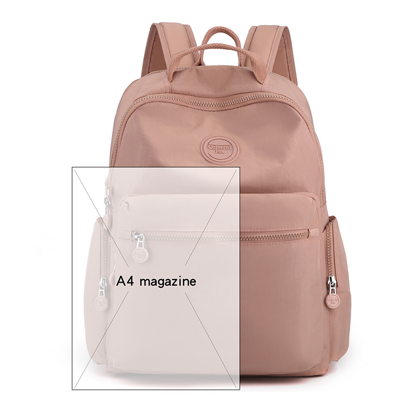 The Colorful Fox2025 new backpack is fashionable and trendy. It has a large capacity and can be equipped with a handle for travel Item Picture