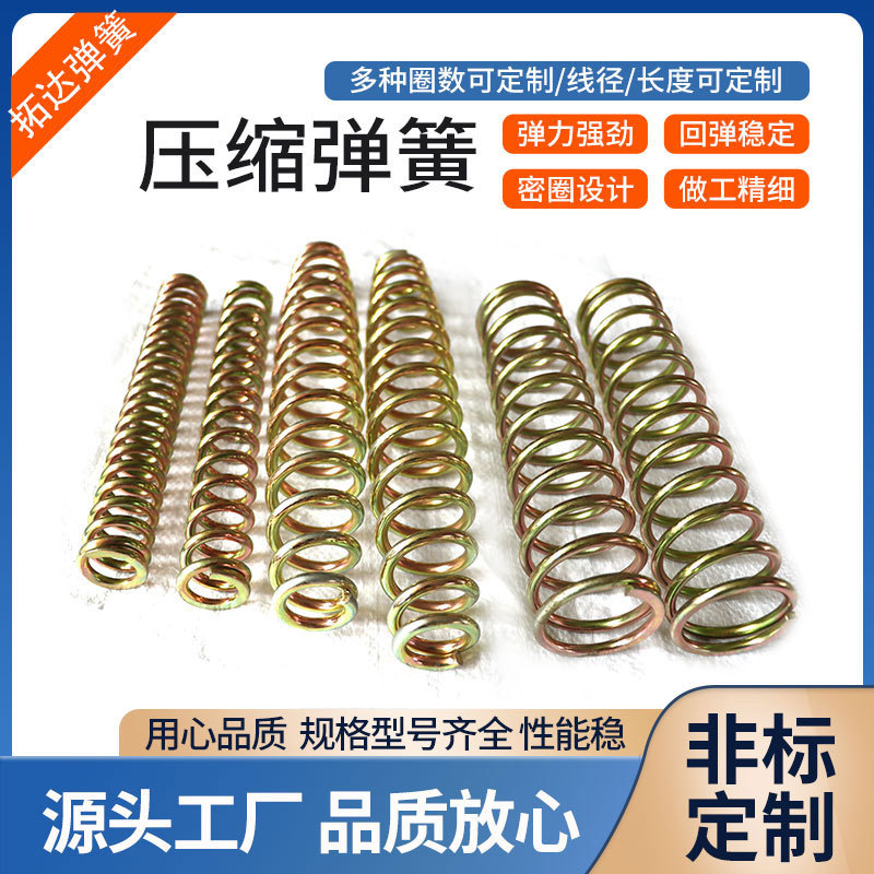 Stainless steel spring shock-absorbing compression spring, special-shaped spring, return pressure, tension force 0.2-4.0mm spring Application Scenario
