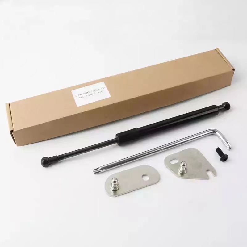 It is applicable to the new Ford F-150 Raptor models 15-19. The tailgate gas spring shock absorber is equipped with a downward-rolling slow descent damper full figure