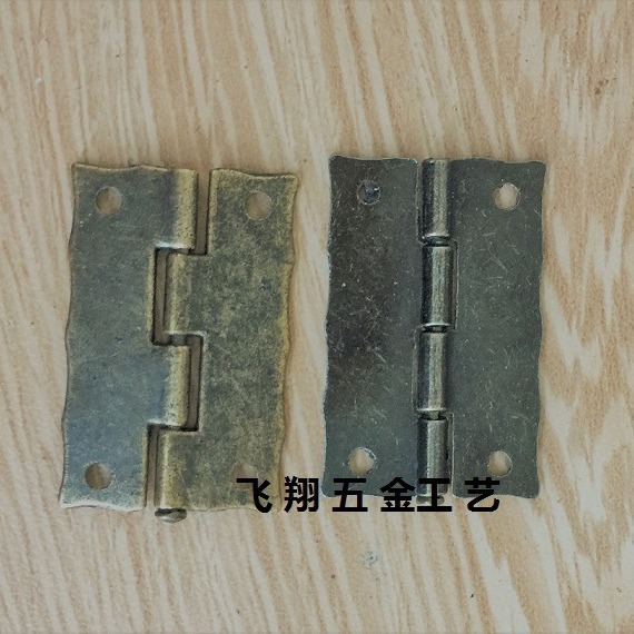 1.5-inch antique hinge, alloy hinge, printed hinge, wooden box hinge, 36*23MM, gift box hinge Application Scenario