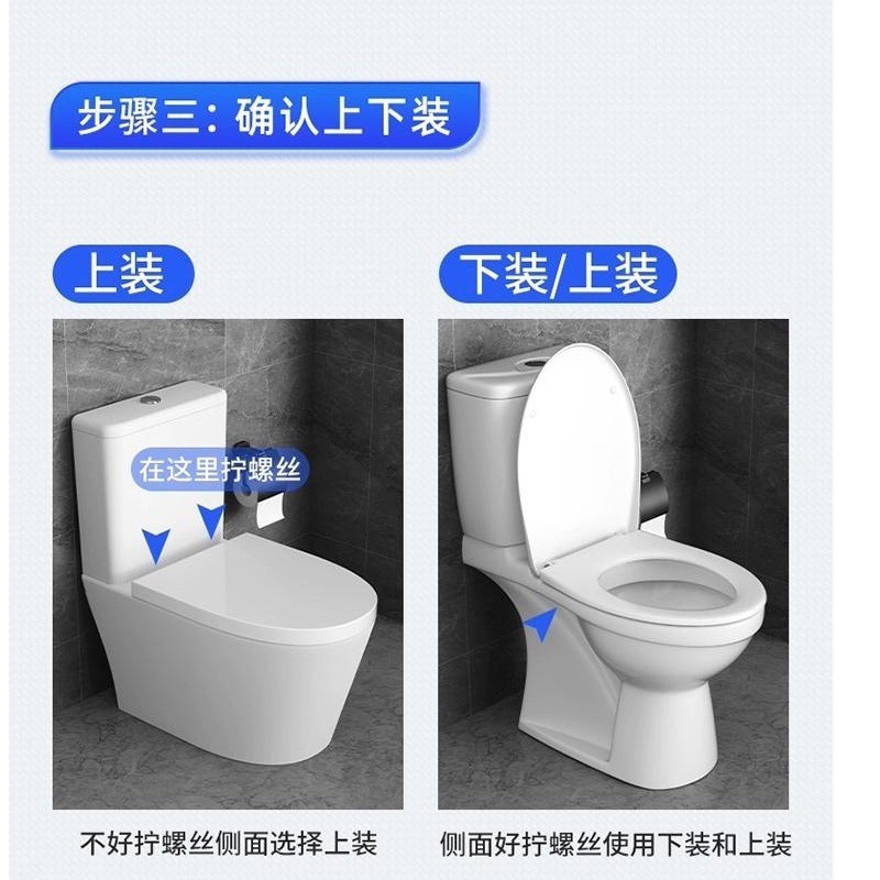 Waterproof lightweight toilet seat cover, household seat cushion, toilet soft ring, foam cover ring, universal seat ring, thickened and soft foam Specification drawing