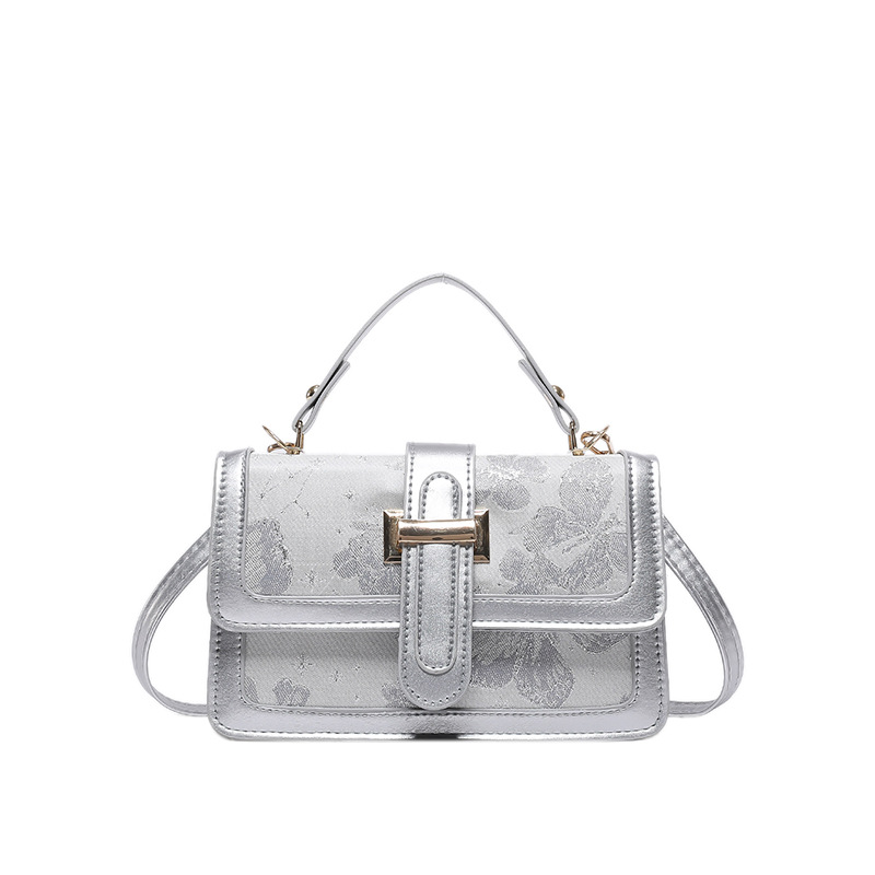 A niche design and fashionable single-shoulder small square bag for the autumn of 2024, a simple and elegant Korean-style hand-held crossbody bag Item Picture