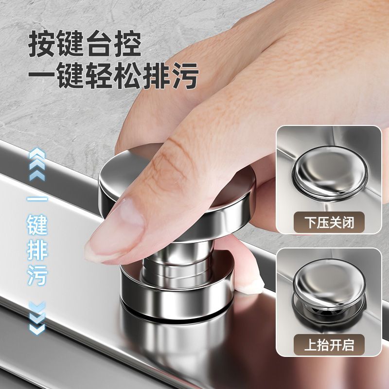 Stainless steel mop rack, household mop sink, floor-standing mop sink, commercial mop washing sink, portable outdoor sink Application Scenario
