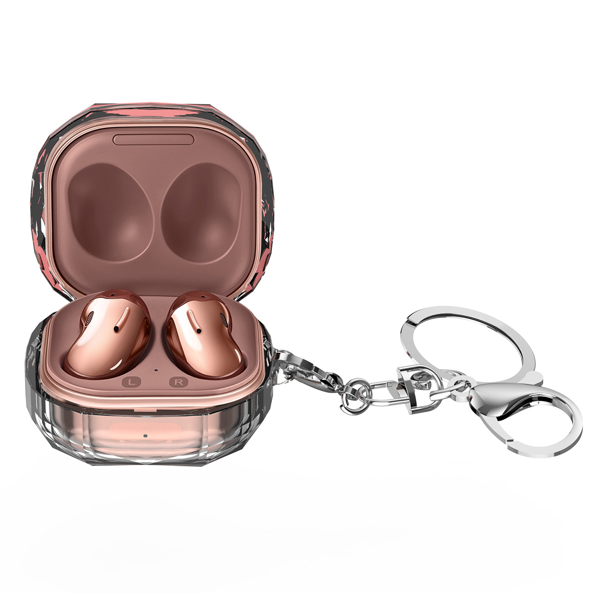 Compatible with Samsung GalaxyBuds2pro/FE universal Bluetooth earphone case PC transparent hard shell protective case Item Picture
