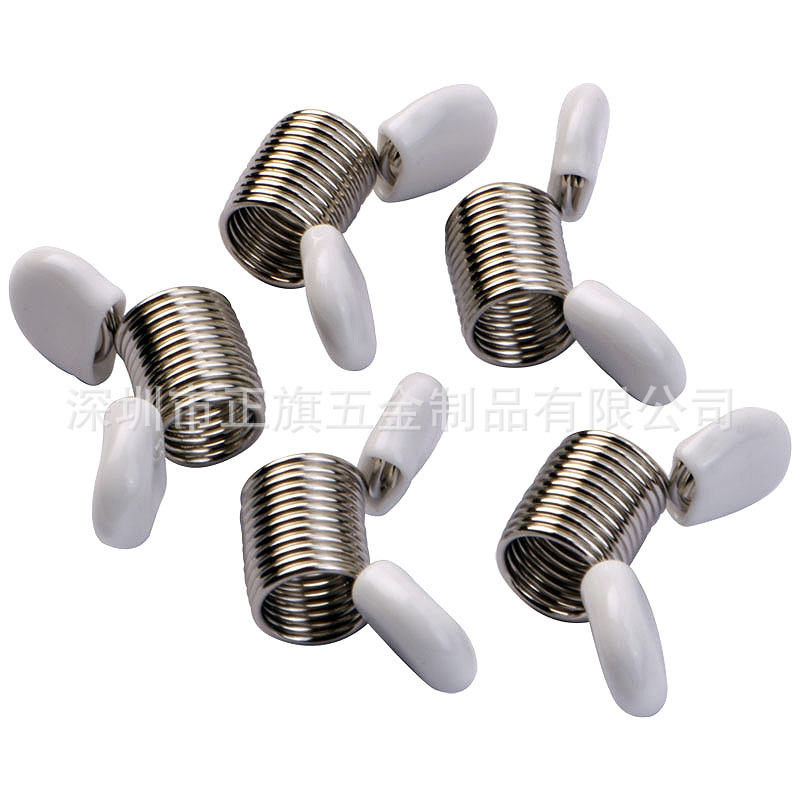 DIY jewelry bracelet bead making with wire clamping spring to prevent falling wire clamping springs Application Scenario