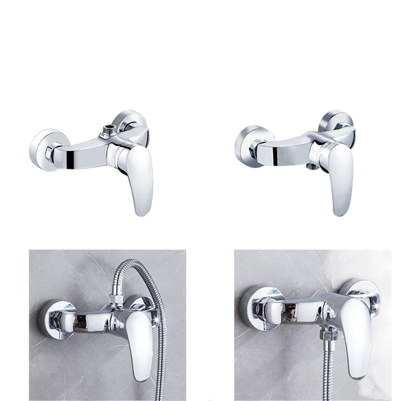 All-copper shower faucet, bathtub, bathroom water heater, concealed three-way cold and hot water switch, mixing valve Item Picture
