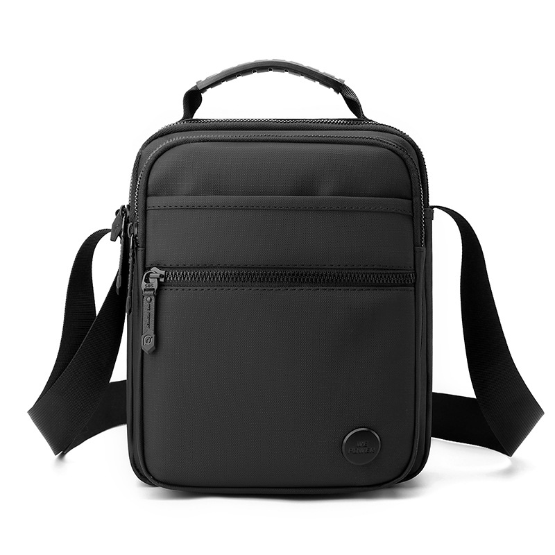 WEPOWER's new men's business commuting single-shoulder bag and crossbody bag, a high-end and simple men's small crossbody bag Item Picture