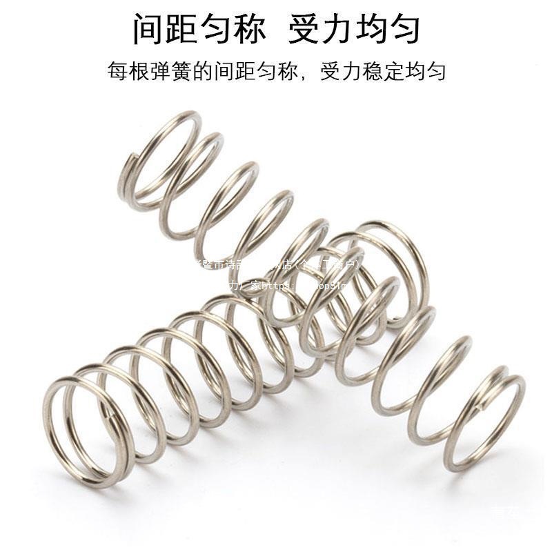 304 stainless steel compression spring with 1.0mm wire diameter, shock-absorbing, return and reset large and small springs Application Scenario