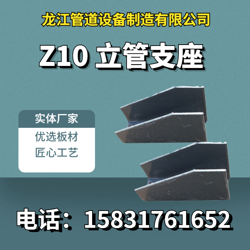 The manufacturer supplies Z10 vertical pipe supports, circulating water pipe support seats, and hot-pressed bent pipe support seats with a complete range of specifications Application Scenario