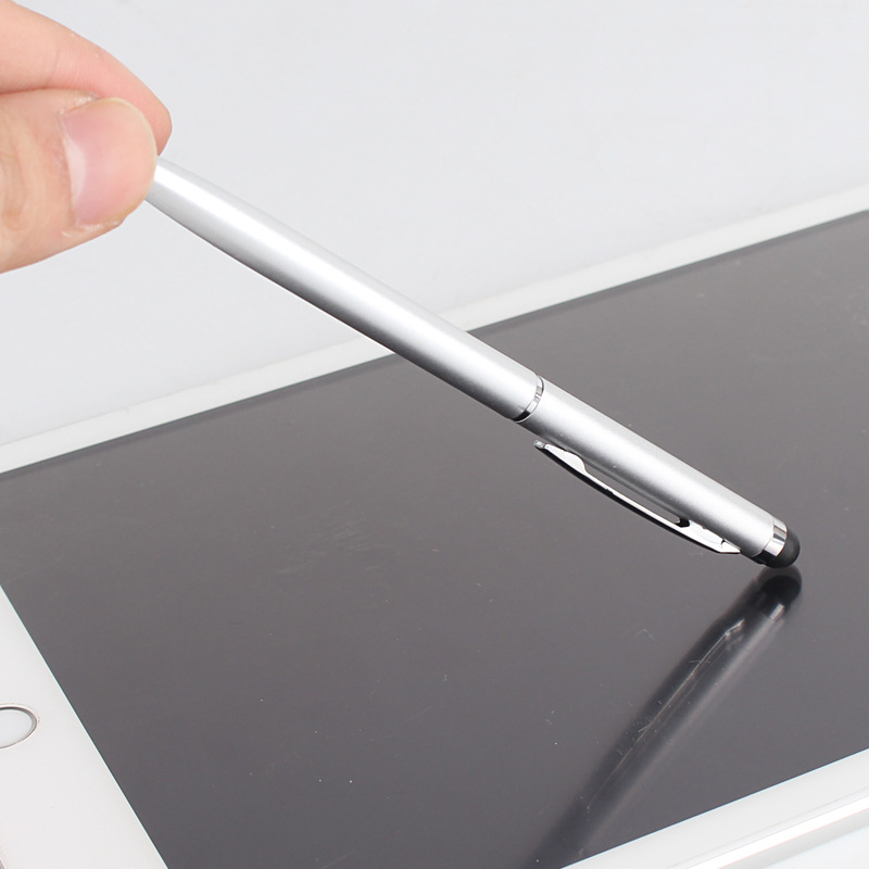 Universal smart phone, Gaoshi stylus capacitive pen, foreign trade stylus, metal dual-purpose ballpoint pen, tablet portable Specification drawing