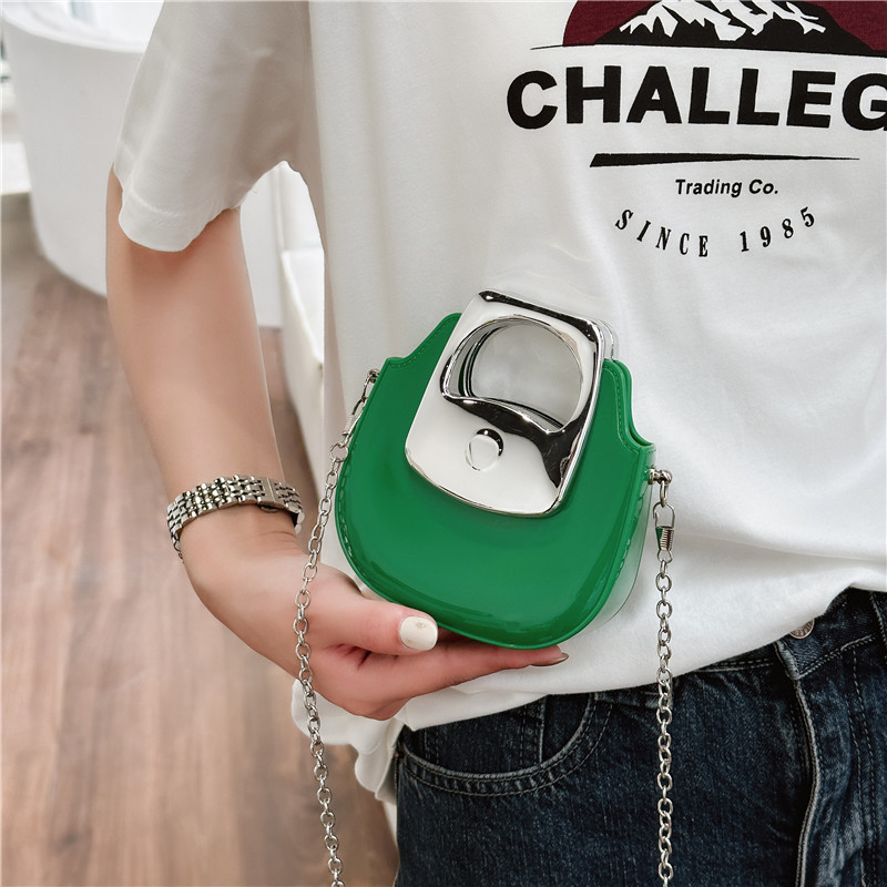 Summer versatile and fashionable knight bag for women, 2025 new mini chain mouth red envelope, high-end single-shoulder crossbody bag details Picture