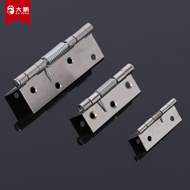 Stainless steel self-closing hinges, spring hinges, automatic reset and rebound door closing devices, screen doors and Windows, butterfly hinges Specification drawing
