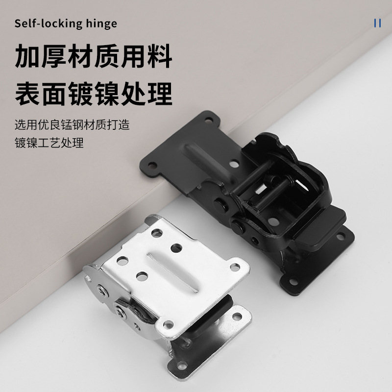 Wholesale of 180-degree and 90-degree self-locking folding hinge table legs, coffee table and dining table connection foot hinges, extension hardware accessories Application Scenario