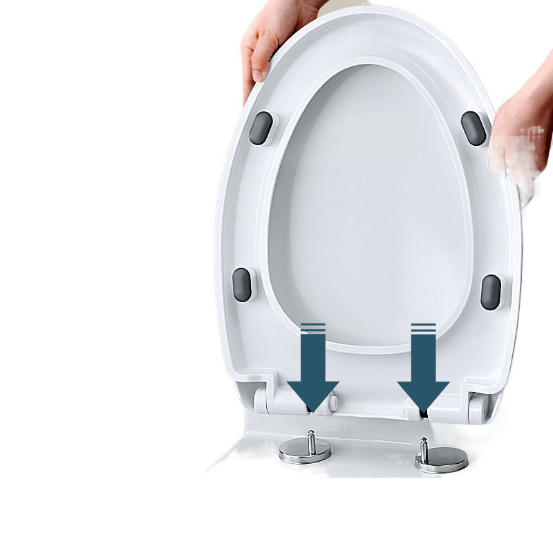 A comprehensive collection of V-shaped extra-thick accessories for replacing toilet seats with thickened toilet seat covers, universal household type of double and double toilet seat covers Item Picture