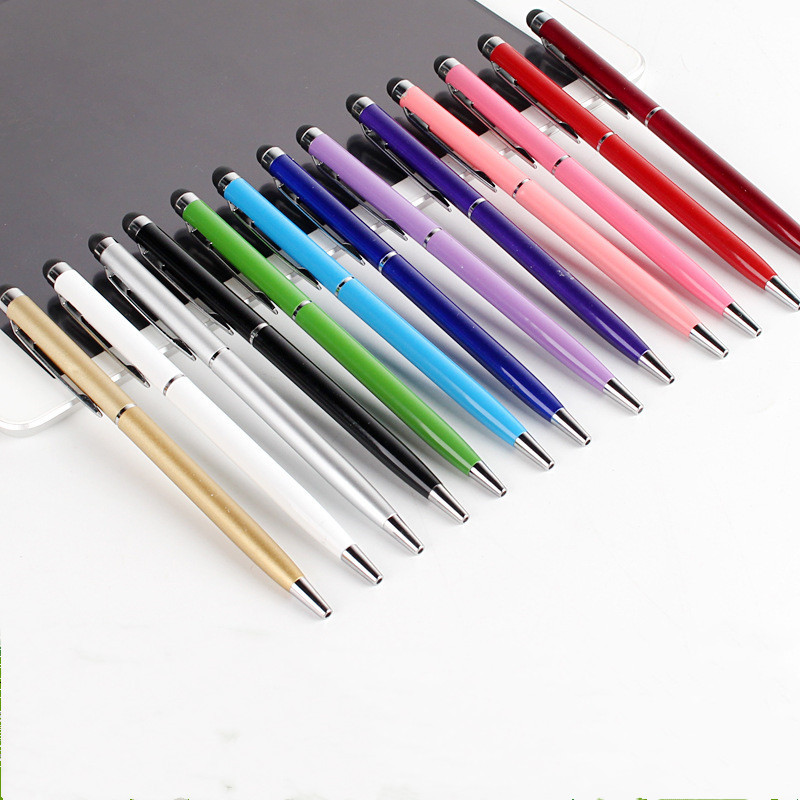 Universal smart phone, Gaoshi stylus capacitive pen, foreign trade stylus, metal dual-purpose ballpoint pen, tablet portable full figure