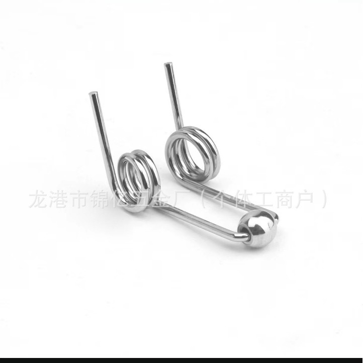 Special-shaped springs, electrical appliances, torsion springs, lighting fixtures, locks, stationery, toys, fishing gear, springs, factory single and double torsion springs details Picture