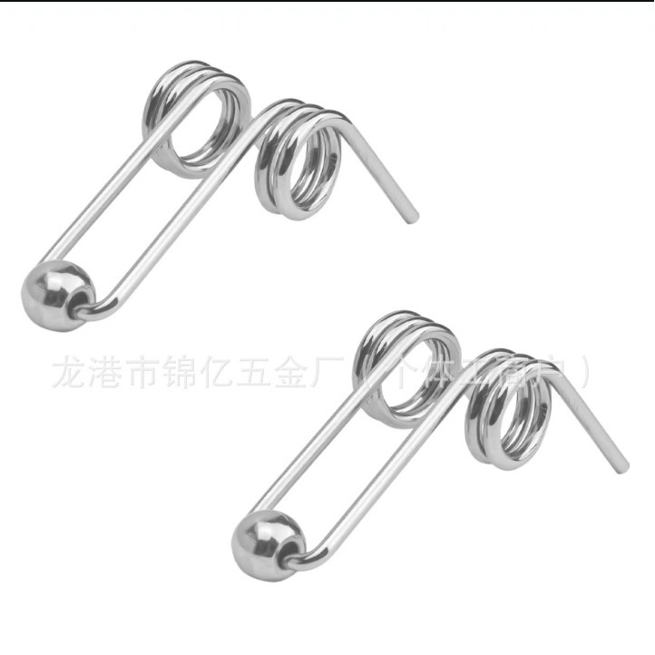 Special-shaped springs, electrical appliances, torsion springs, lighting fixtures, locks, stationery, toys, fishing gear, springs, factory single and double torsion springs Specification drawing