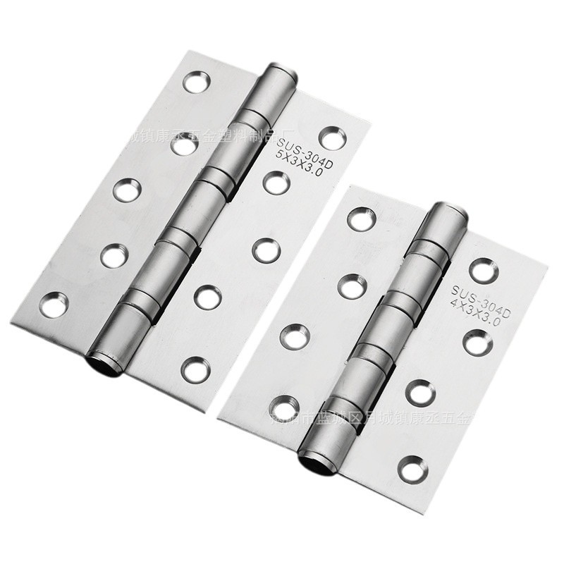 4-inch stainless steel bearing swing hinge 304 thickened room 4*3 door hinge heavy-duty wooden door hardware silent hinge Item Picture