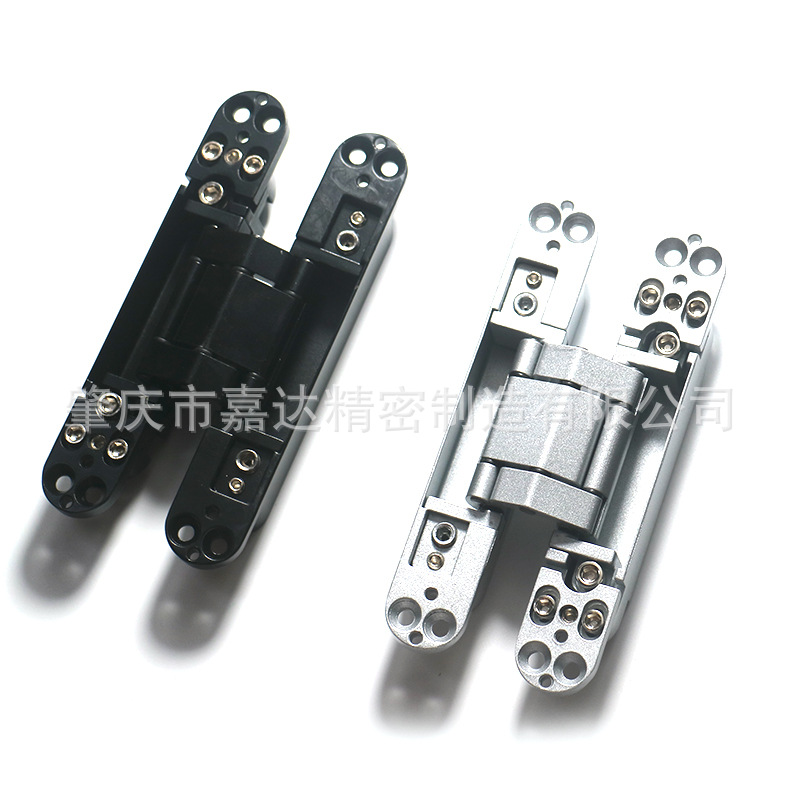 Hidden door special hinge zinc alloy concealed concealed installation three-dimensional adjustable hinge cross hinge hydraulic concealed hinge Item Picture