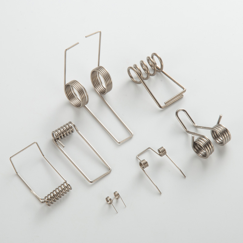 Irregular tower-shaped springs, conical compression springs, small toys, electrical appliances, helical springs, compression small towers, spring clips, bending details Picture