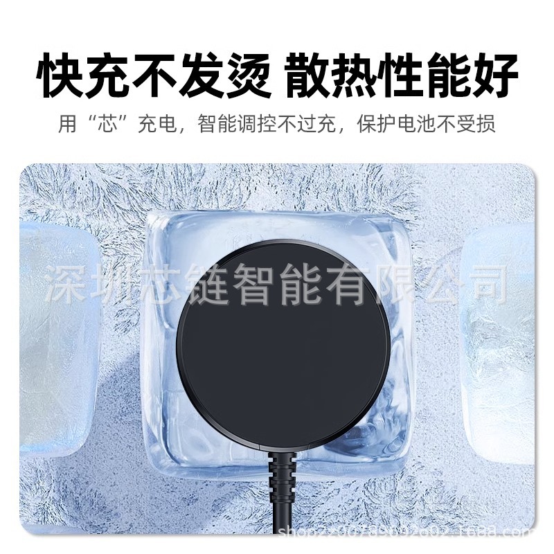 The Samsung watch charger is suitable for wireless charging of Galaxy watches. It features a one-to-two magnetic charging cable for mobile phones and watches Application Scenario