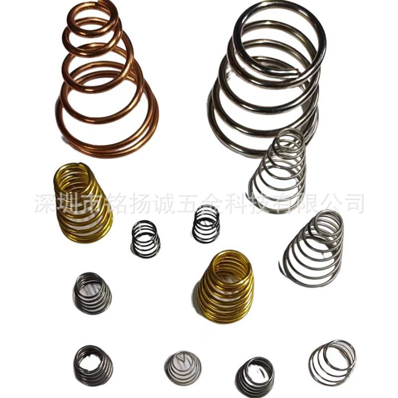 Manufacturer's stainless steel compression spring processing, tension spring, nickel-plated wire, touch spring, torsion spring, and special-shaped spring processing details Picture