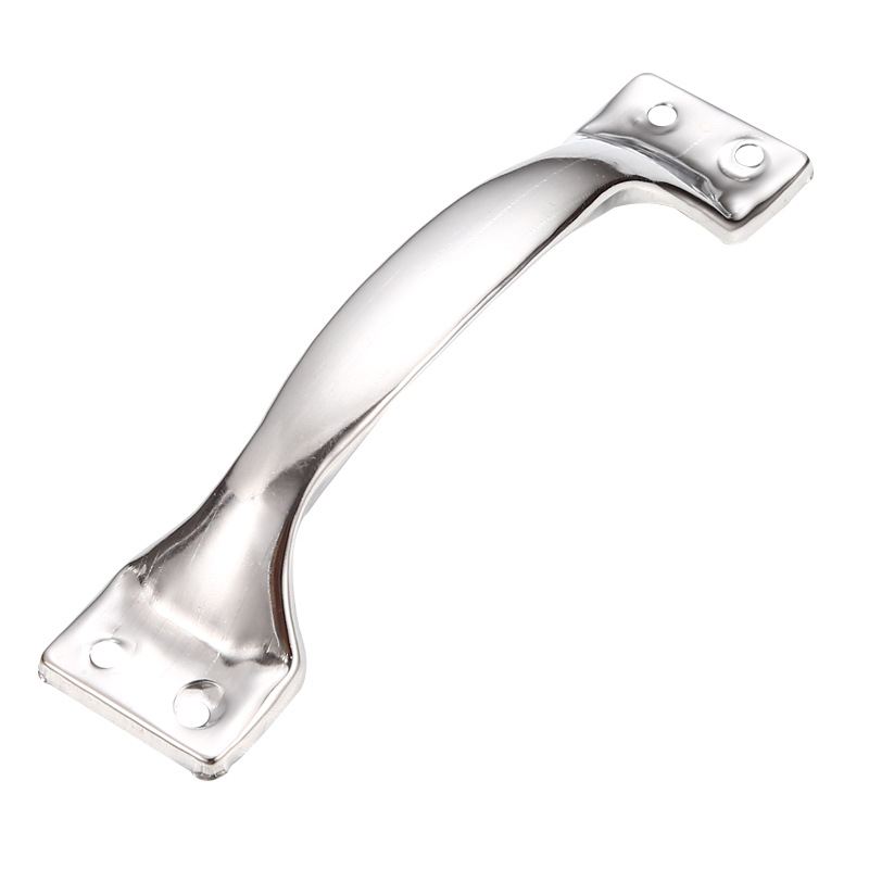 Stainless steel bow-shaped handle, wardrobe, door and window, drawer, old-fashioned stainless steel flower-shaped exposed door handle, hardware accessories Item Picture