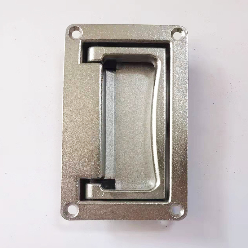 Industrial accessories: zinc alloy folding invisible handle, hardware cabinet door handle, embedded handle, wholesale electrical box buckle handle Application Scenario