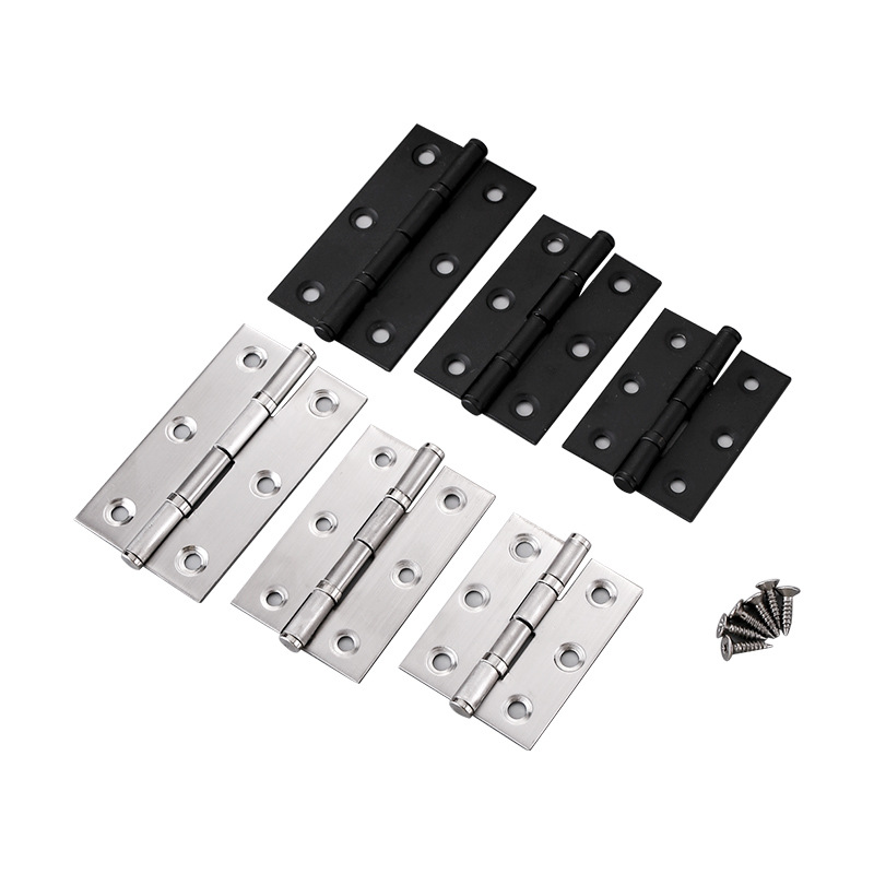 Silent and sound-absorbing bearing hinges, hinges, stainless steel wooden door hinges, cabinet door and window hinges, swing small hinges Item Picture