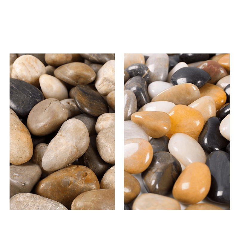 150 jin of pebbles, small stones, colorful wholesale, courtyard bedding, fish tank landscaping, rain flower stones, balcony flooring Item Picture