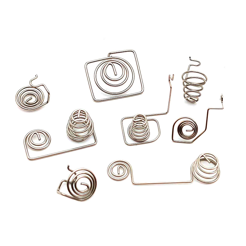 Stainless steel 304 torsion spring, V-shaped spring, hairpin, spring clip, trash can spring, left and right rotation Specification drawing