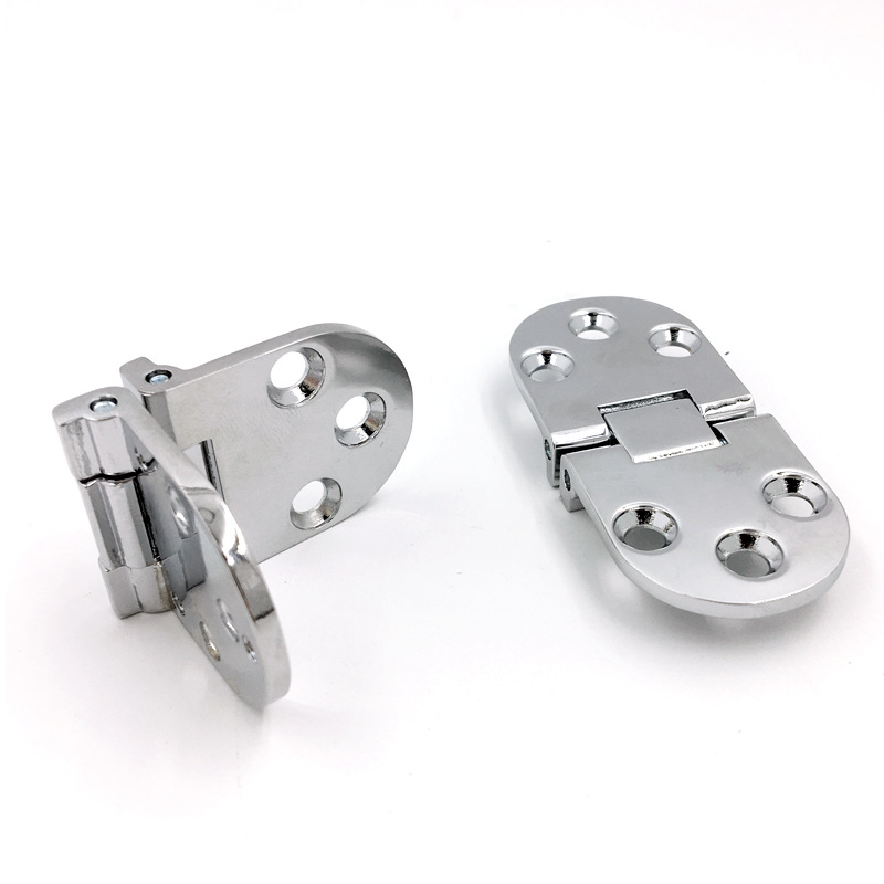 Thickened zinc alloy flip folding hinge hinge, upper flip folding dining table accessory, 180-degree folding bar counter hinge Item Picture