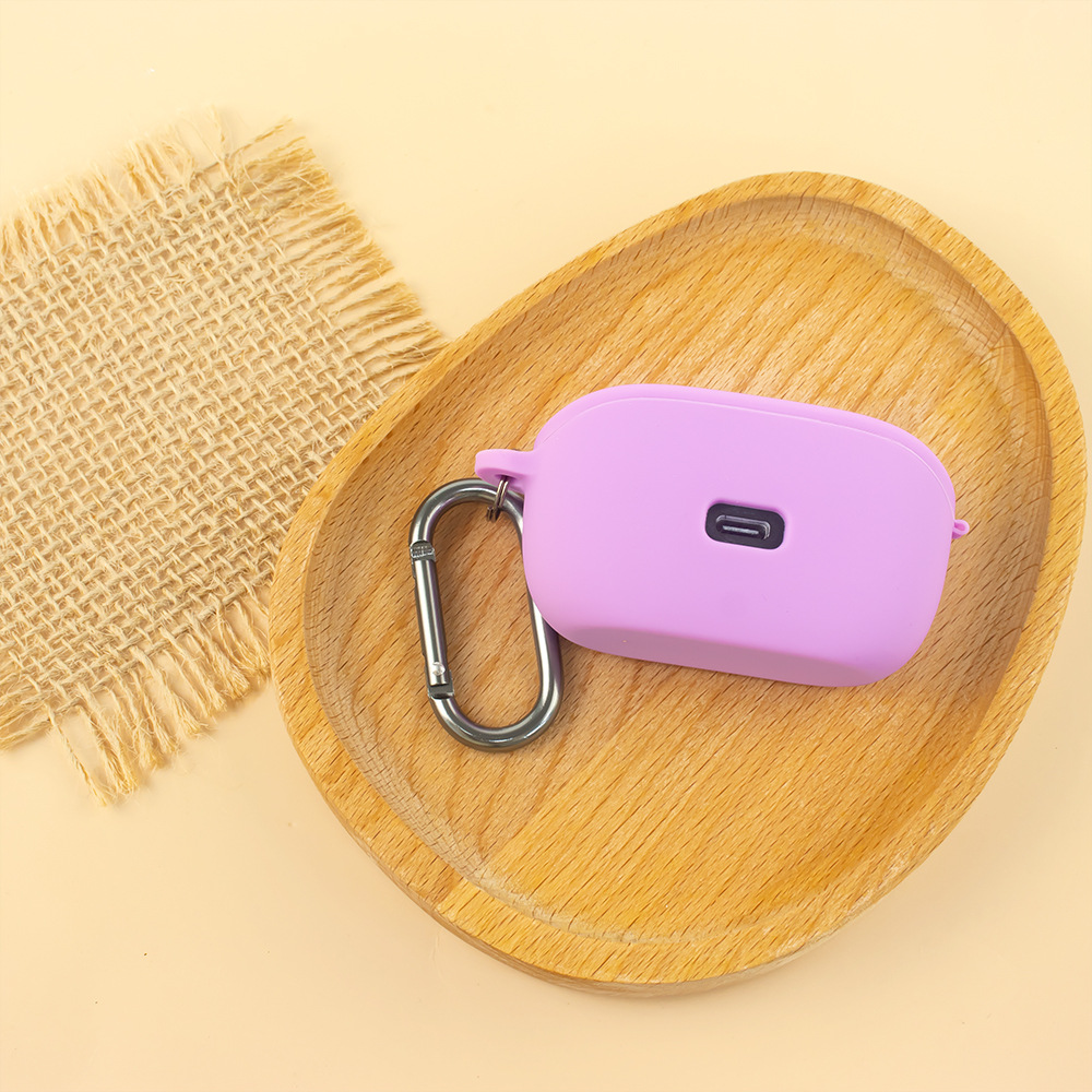 Silicone protective case for JBL Vibe Buds Bluetooth earphone charging case, anti-drop storage case, earphone shell details Picture