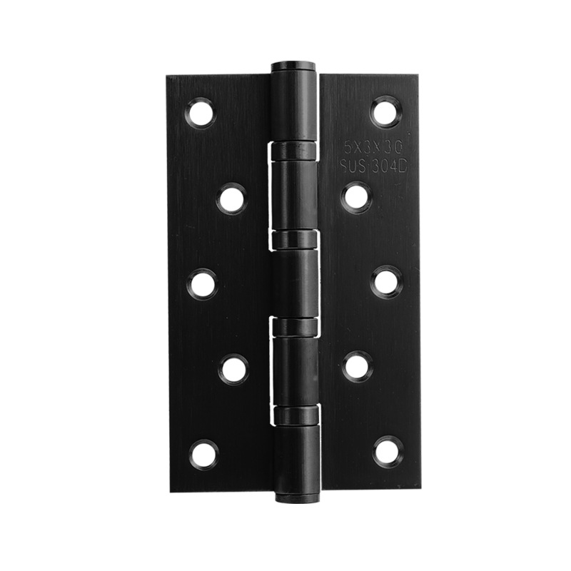 304 stainless steel swing hinge, black hinge, wooden door hinge, swing hinge, 4-inch, 5-inch, 3-piece hinge, door stop Item Picture