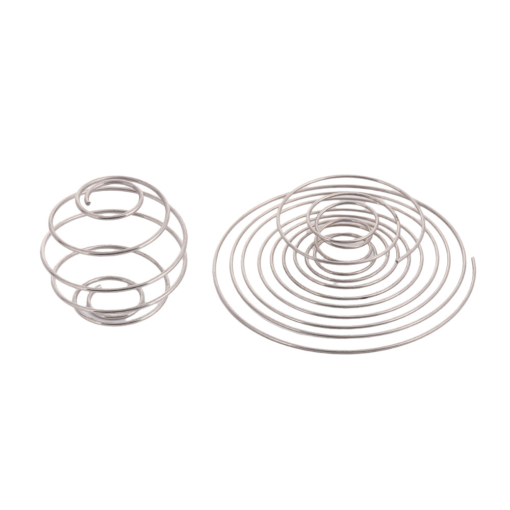 Special-shaped spring spherical stainless steel fitness sports water cup stirring balls, multi-specification spring ball manufacturer supplies undefined