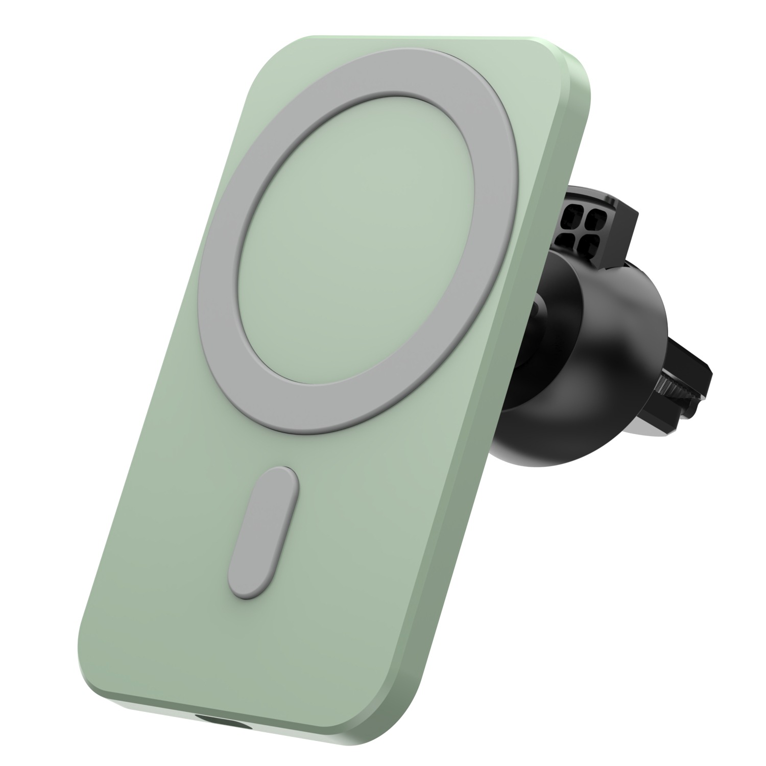 The new magnetic car-mounted wireless charger is highly magnetic and suitable for magsafe Apple phones with 15W fast charging. It is a cross-border gift Item Picture