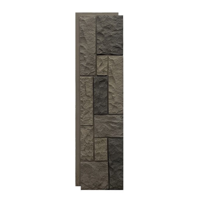 PU stone rock exterior wall decorative panels simulate lightweight mountain rock, cultural stone, polyurethane stone, terrazzo and rust stone Item Picture