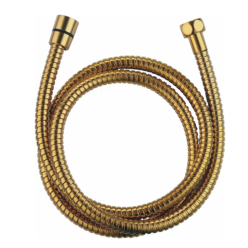 Faucet, showerhead hose, stainless steel hand-held water inlet pipe, shower hose, gold/chrome Annest Item Picture