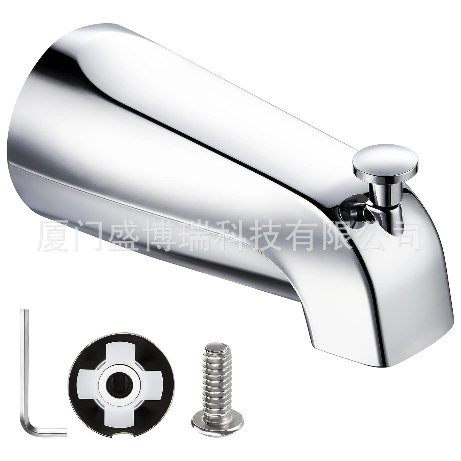 Amazon Bathroom's concealed bathtub faucet, a multi-functional pull-type bottom water outlet bathtub faucet, is in stock and available for processing full figure