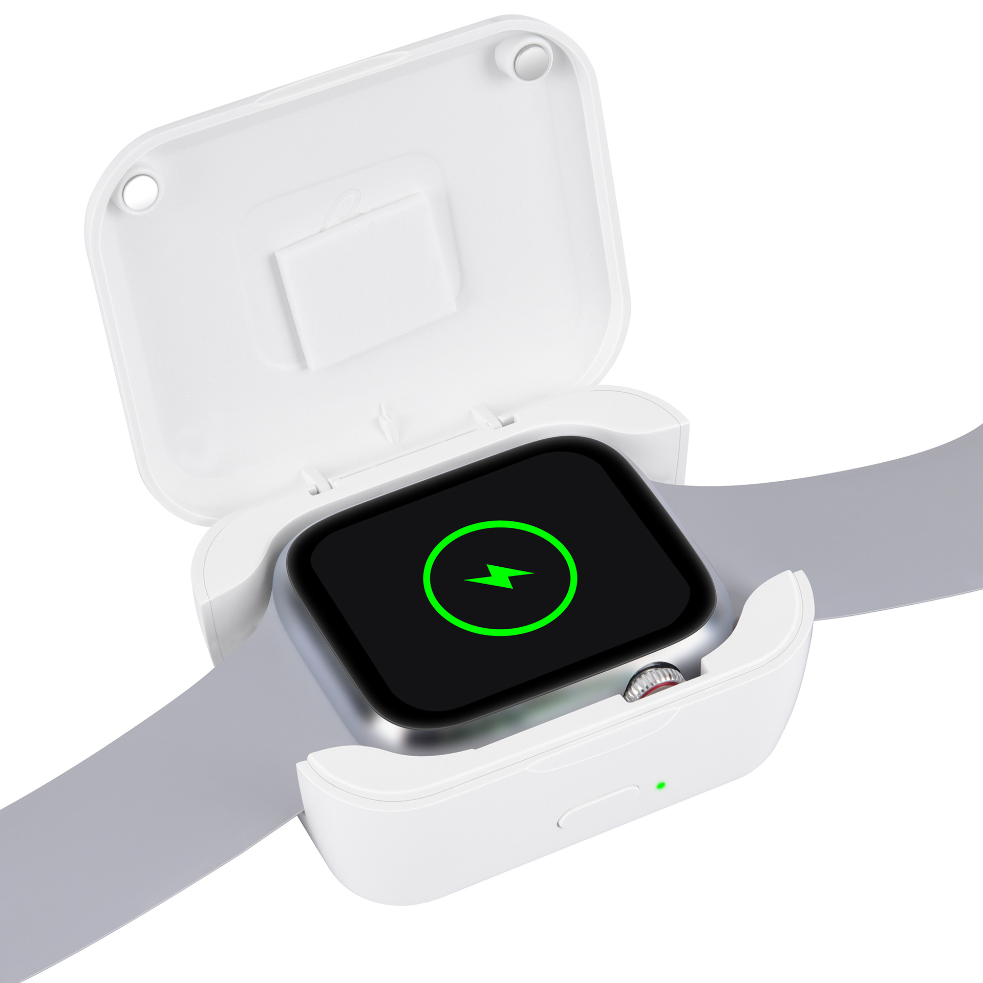 New wireless charger, creative smartwatch wireless charger, portable and lightweight mini power bank Specification drawing