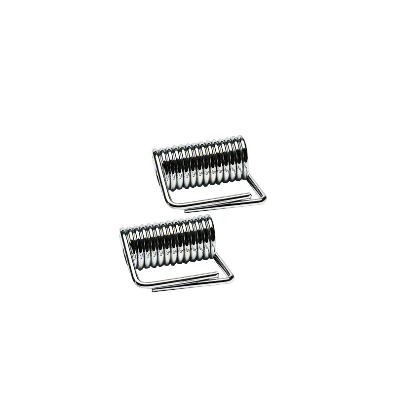 Factory direct supply of torsion spring lock lamps, stainless steel special-shaped hardware back clip, V-shaped double torsion spring Item Picture