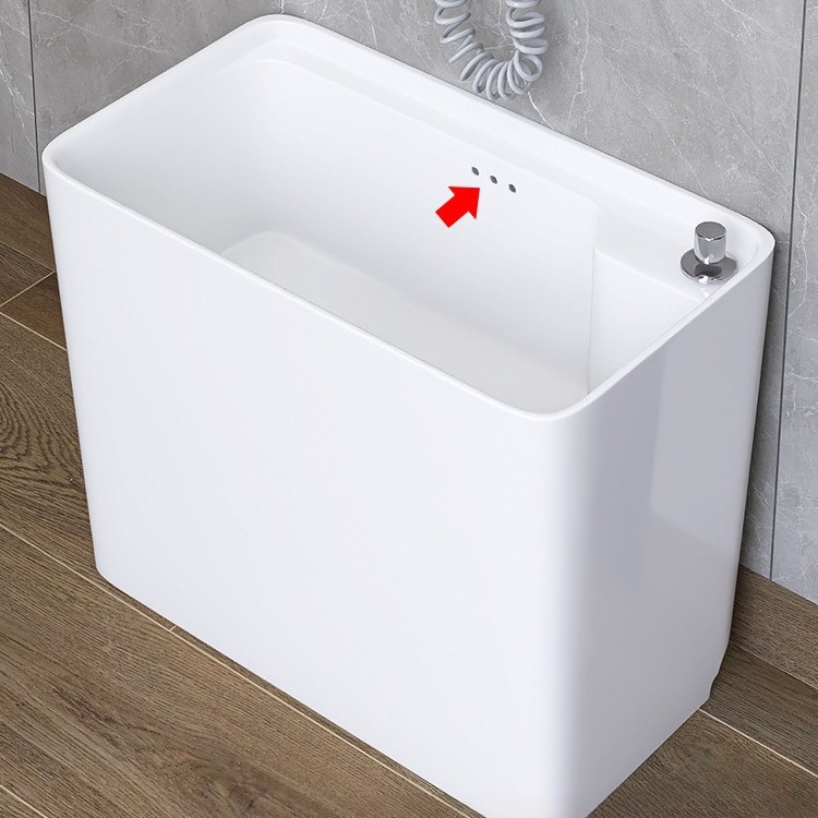 Internet-famous balcony ceramic mop sink, bathroom floor basin, large mop sink, floor-standing household small mop full figure