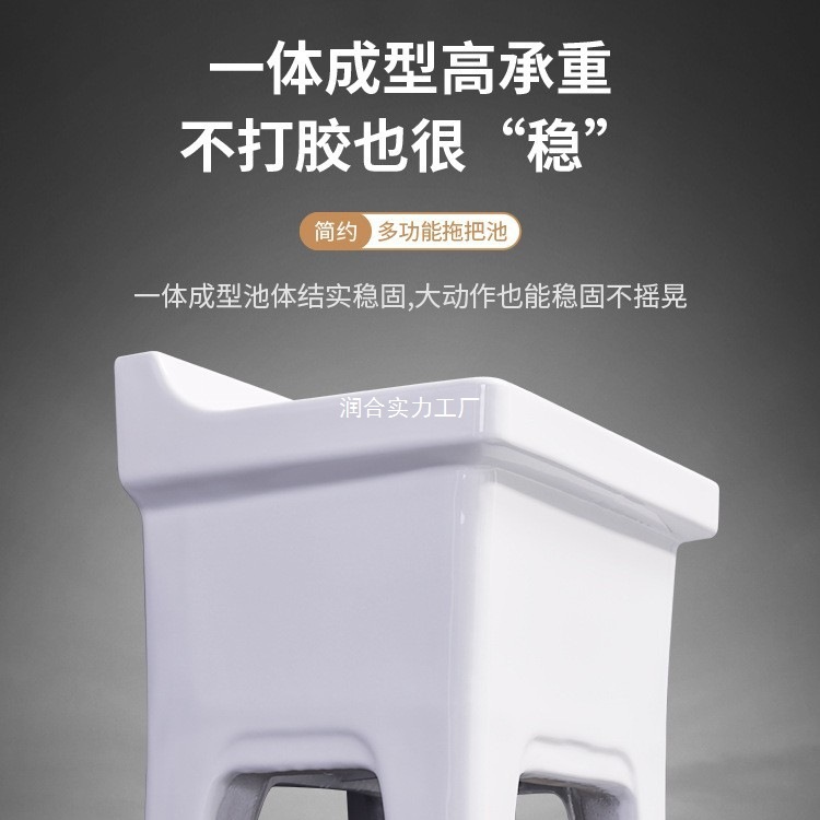 Mop basin, square balcony, bathroom, small ceramic floor basin, household water mop basin, automatic direct sale Application Scenario