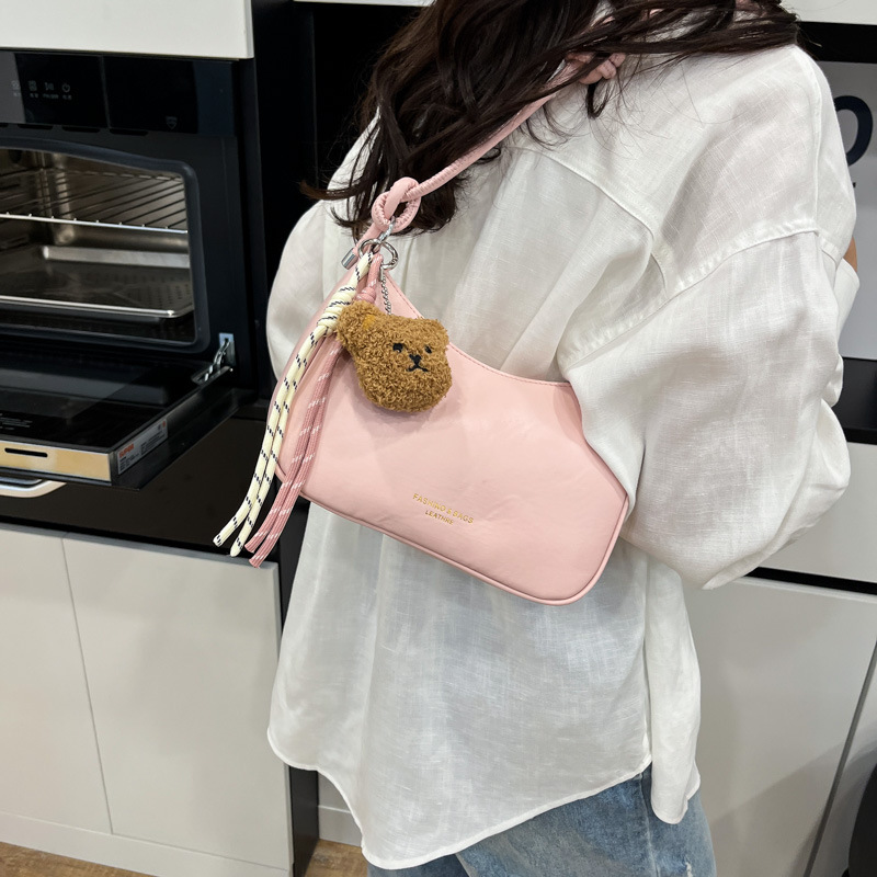 Summer's popular fresh and light pillow bag for women 2025 new women's bag, high-quality and versatile, single-shoulder bag, casual crossbody bag Specification drawing