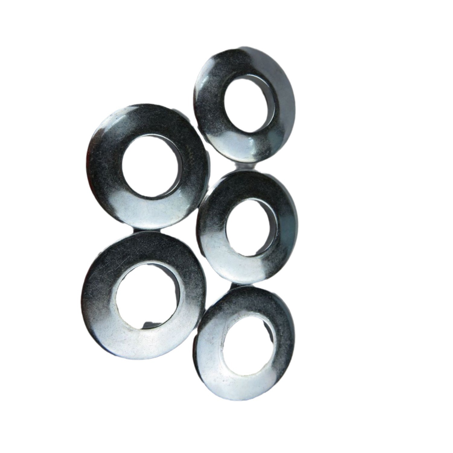 Stainless steel blue and white galvanized disc washers are directly supplied by the manufacturer. The quality is durable. Rui 'erli spring steel disc springs Application Scenario