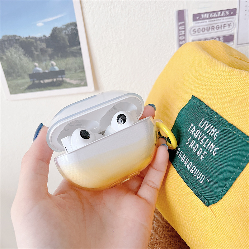 Compatible with Huawei Freebuds 6i/5i/4 earphone cases, transparent TPU protective cases, gradient pro4 Bluetooth soft cases Application Scenario